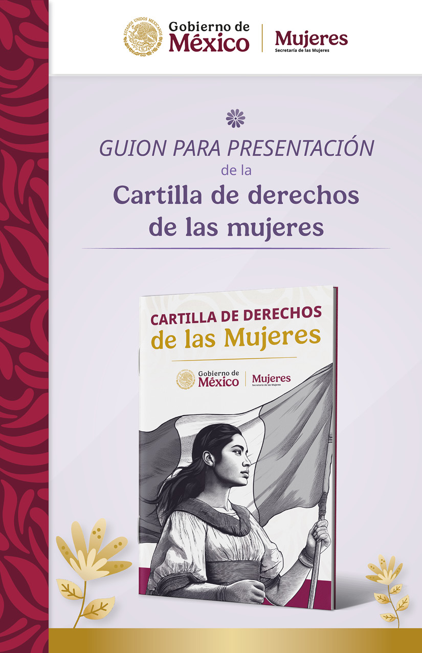 Guión para presentación de la Cartilla de derechos de las mujeres